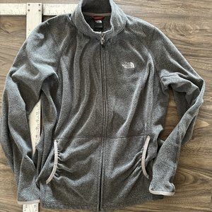 North Face | Fleece | Zip Up Jacket | Gray Zip Up | Size XL